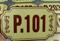 In UV Trên ALU Vàng Xước