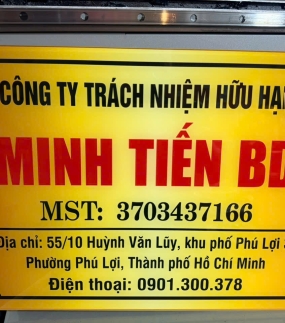 In Mica bảng công ty | In Mica bảng công ty Bình Dương