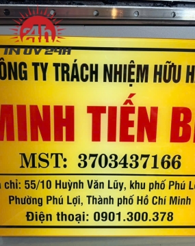 In Mica bảng công ty | In Mica bảng công ty Bình Dương