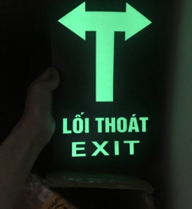 IN BẢNG THOÁT HIỂM DẠ QUANG